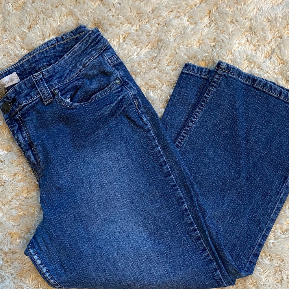 Ruff Hewn Women's Deep Indigo Ankle Jeans